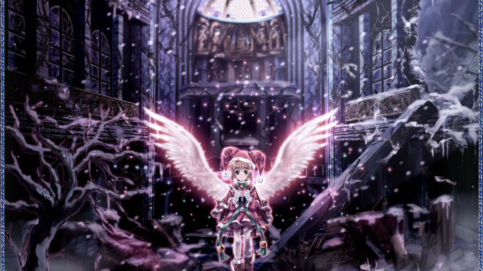 Обои развалины, зима, девушка, аниме, ангел, card captor sakura, the ruins, winter, girl, anime, angel разрешение 3000x2250 Загрузить