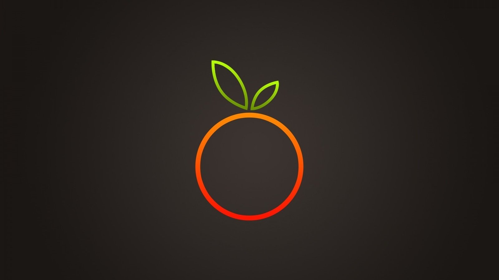 Обои фон, апельсин, листик, background, orange, leaf разрешение 1920x1200 Загрузить