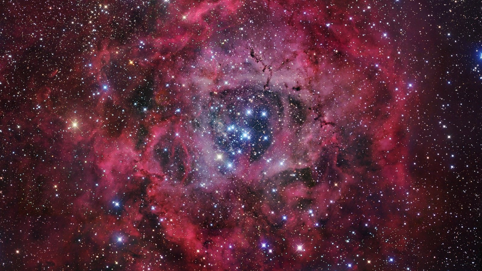 Обои звезды, туманность, rosette nebula, stars, nebula разрешение 3300x2327 Загрузить