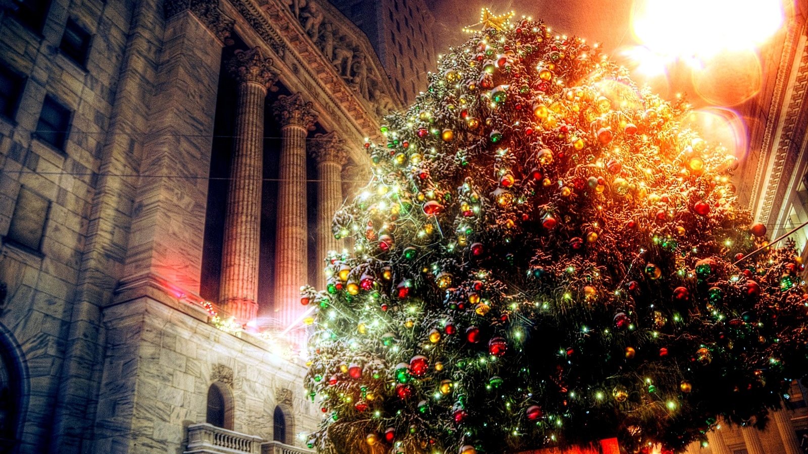 Обои новый год, елка, новогодние огни, new year, tree разрешение 2560x1600 Загрузить