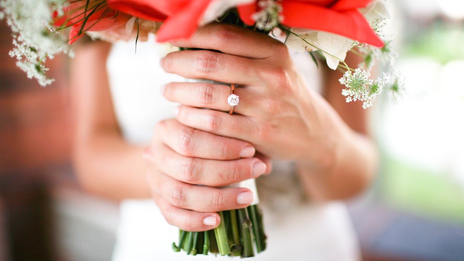 Обои девушка, кольцо, букет, свадьба, невеста, girl, ring, bouquet, wedding, the bride разрешение 4156x2772 Загрузить