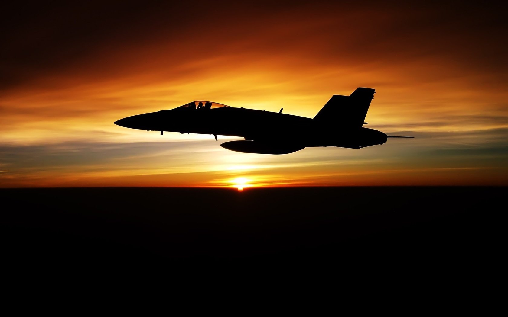 Обои солнце, закат, самолет, полет, истребитель, the sun, sunset, the plane, flight, fighter разрешение 2560x1600 Загрузить