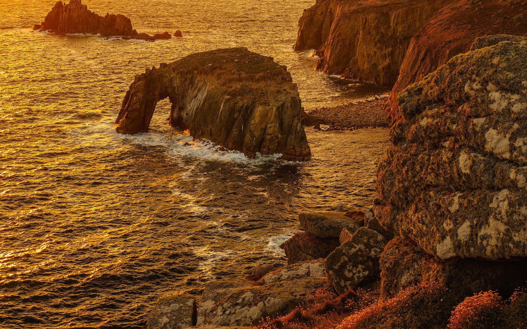 Обои скалы, природа, берег, море, побережье, арка, rocks, nature, shore, sea, coast, arch разрешение 2048x1439 Загрузить