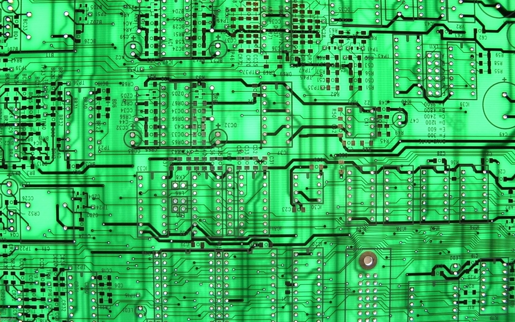 Обои зелёный, фон, плата, микросхема, фишка, circuit board, грин, чип, микрочип, интегральная схема, integrated circuits, green, background, fee, chip, the trick, microchip разрешение 1920x1200 Загрузить