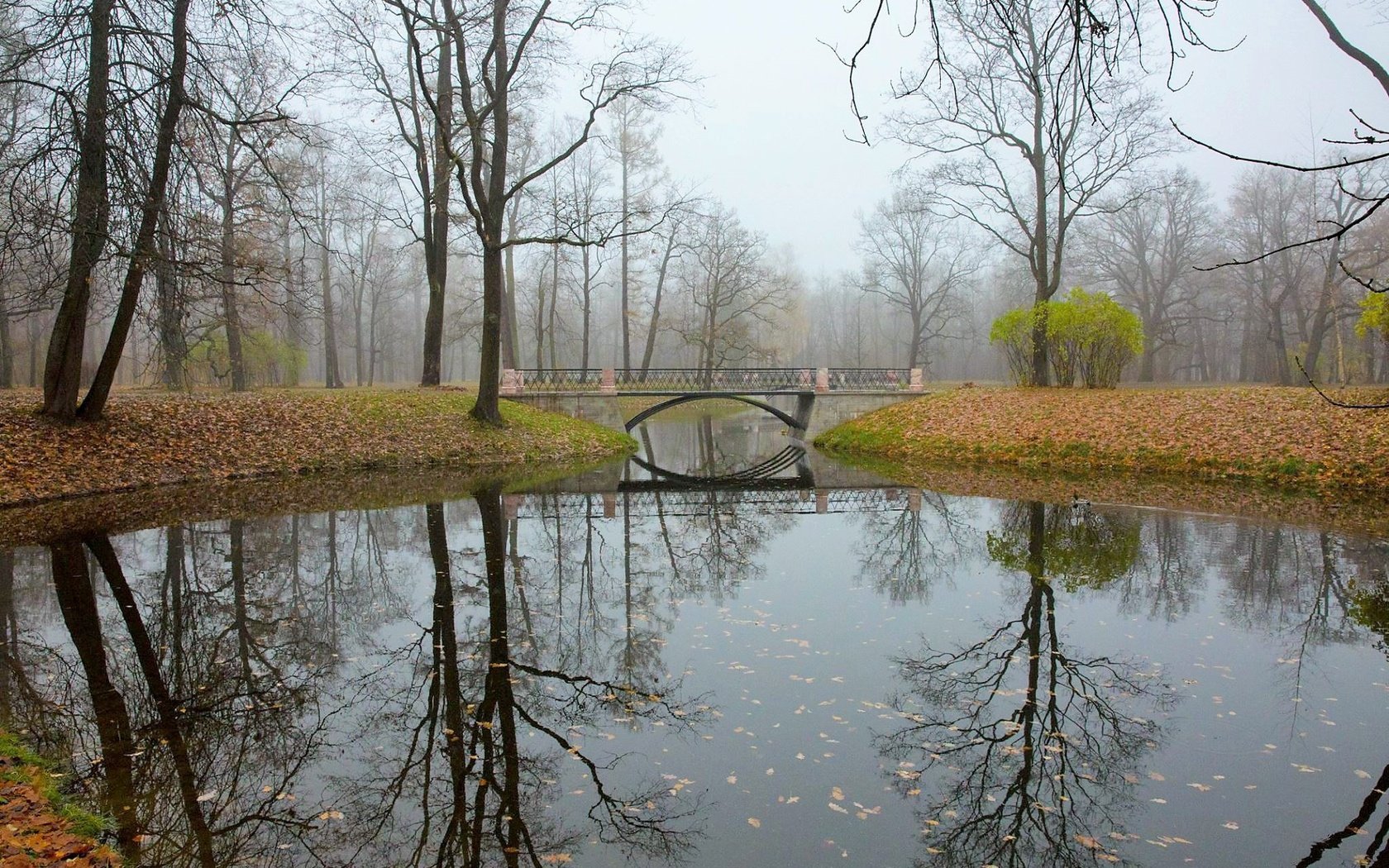 Обои отражение, мост, осень, речка, царское село, reflection, bridge, autumn, river, tsarskoye selo разрешение 2048x1365 Загрузить