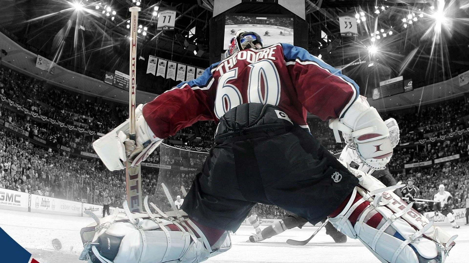 Обои хоккей, лёд, жозе теодор, вратарь, нхл, hockey, ice, jose theodore, goalkeeper, nhl разрешение 1920x1200 Загрузить