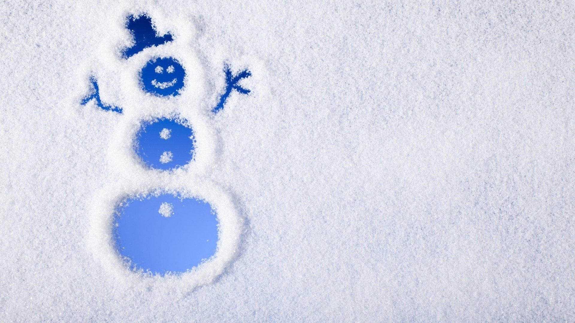 Обои рисунок, снег, новый год, зима, радость, снеговик, figure, snow, new year, winter, joy, snowman разрешение 1920x1200 Загрузить