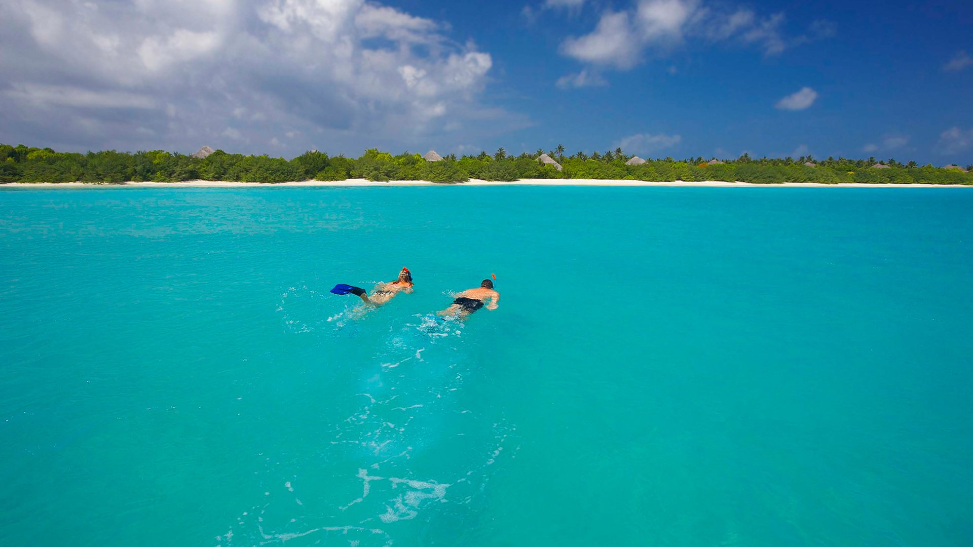 Обои пляж, остров, тропики, мальдивы, beach, island, tropics, the maldives разрешение 2464x1612 Загрузить