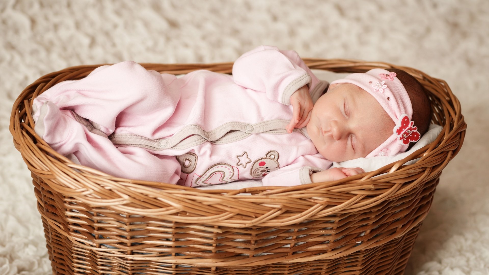 Обои сон, девочка, корзина, ребенок, костюм, младенец, малышка, sleep, girl, basket, child, costume, baby разрешение 4728x3152 Загрузить