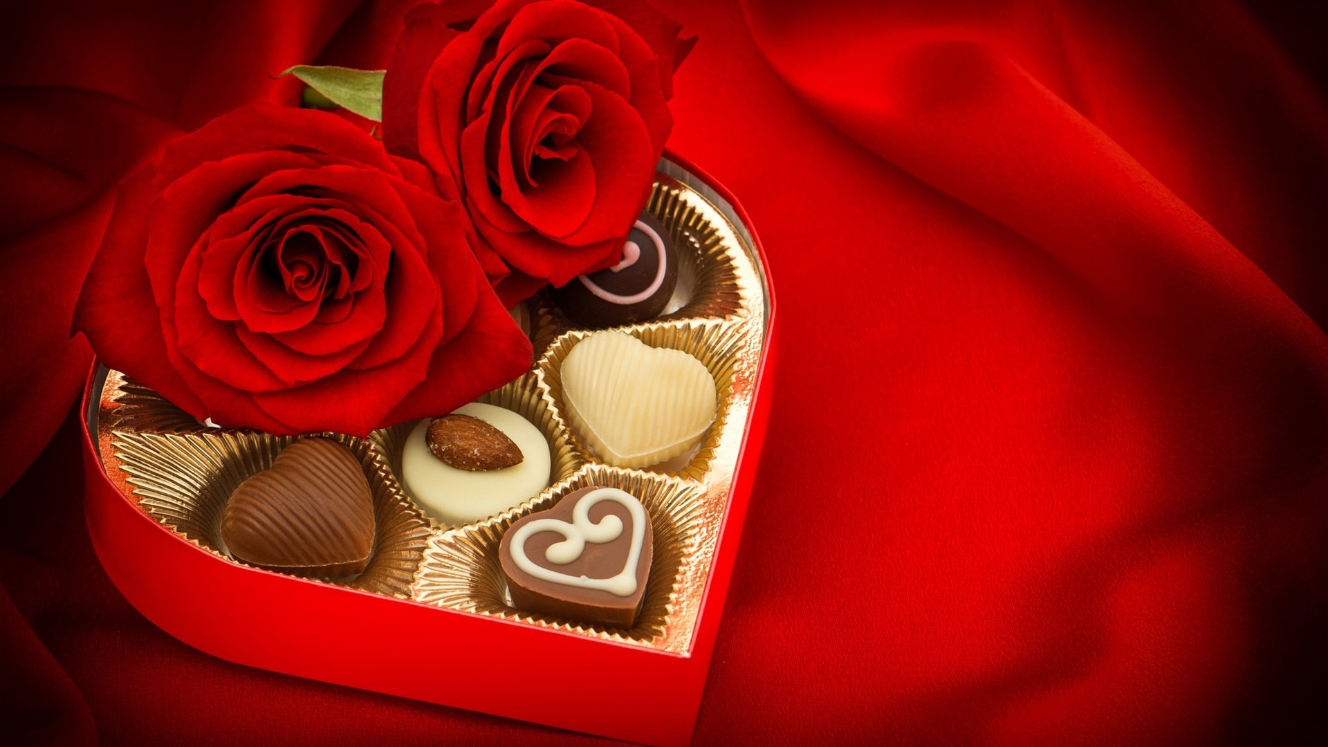 Обои цветы, розы, конфеты, шоколад, день святого валентина, 14 февраля, шоколадные конфеты, flowers, roses, candy, chocolate, valentine's day, 14 feb, chocolates разрешение 2880x1800 Загрузить