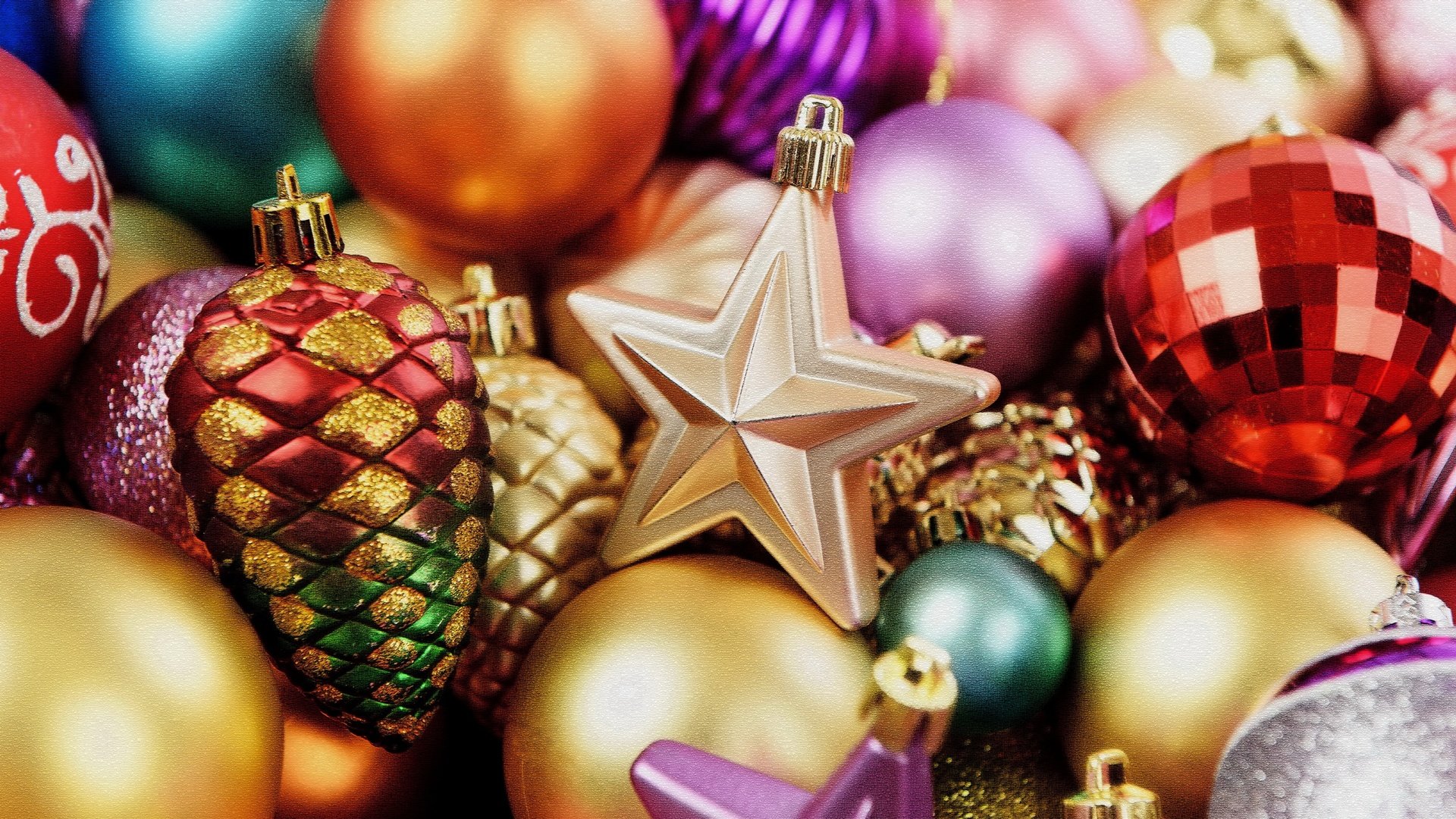 Обои новый год, шары, звезды, рождество, шишки, елочные игрушки, new year, balls, stars, christmas, bumps, christmas decorations разрешение 2880x1800 Загрузить