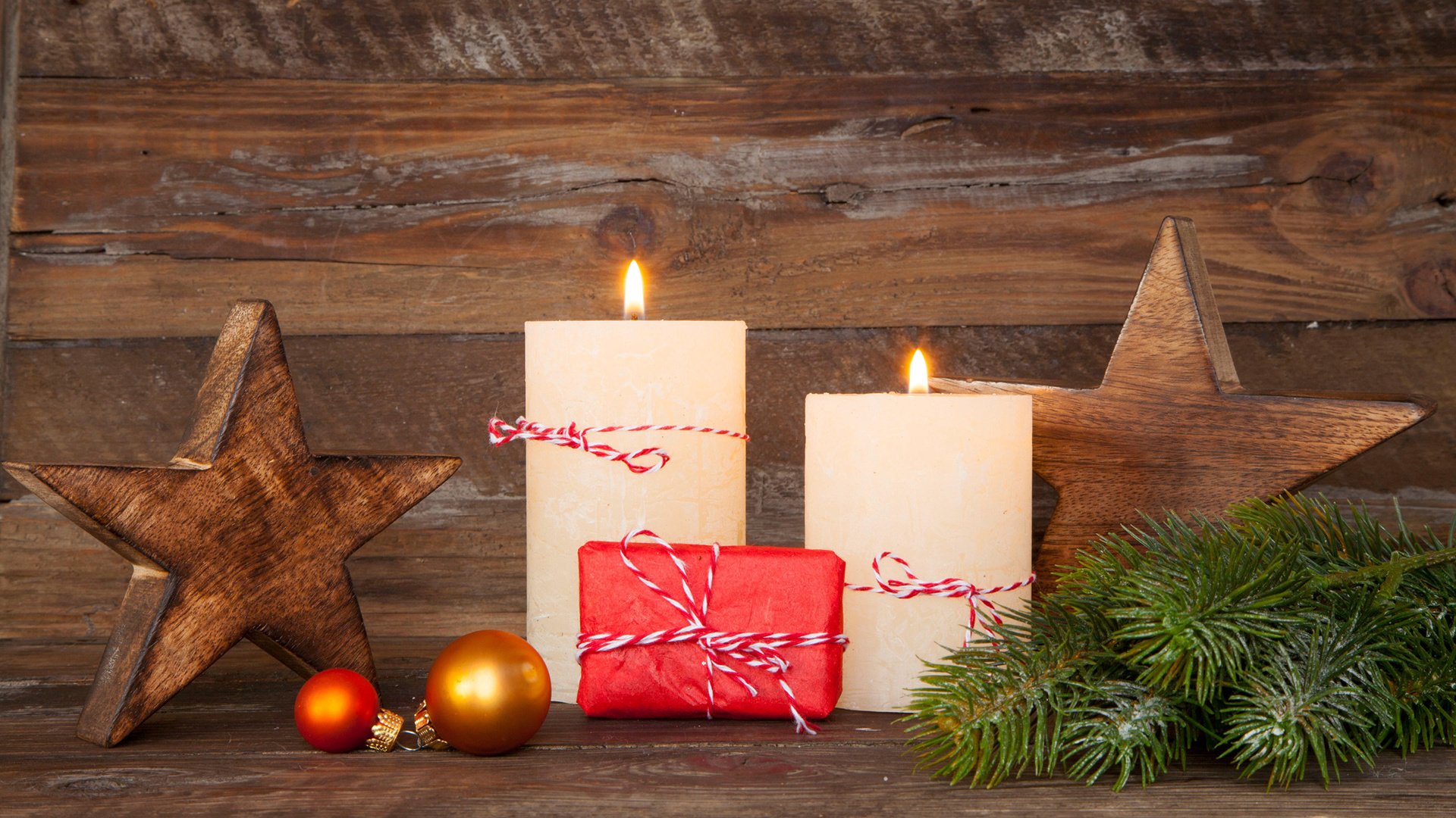 Обои свечи, новый год, подарки, звезда, ель, рождество, candles, new year, gifts, star, spruce, christmas разрешение 1920x1200 Загрузить