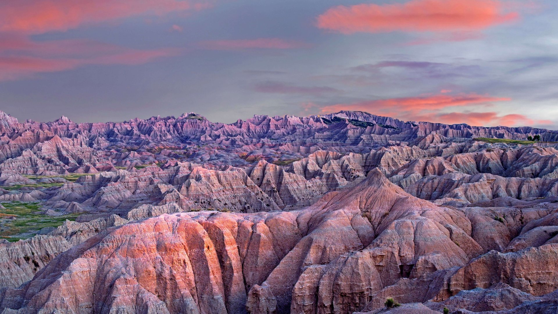 Обои горы, сша, южная дакота, национальный парк бэдлендс, mountains, usa, south dakota, badlands national park разрешение 5488x3087 Загрузить