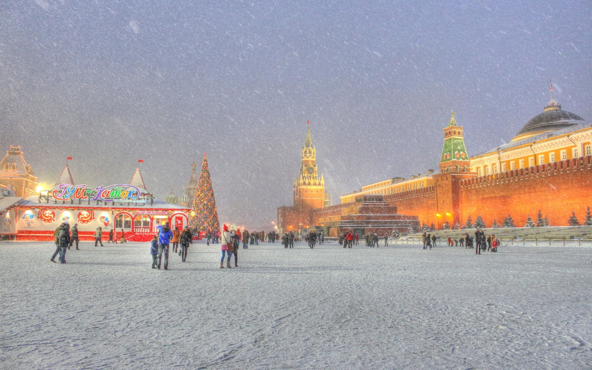 Обои новый год, москва, красная площадь, встреча нового года, new year, moscow, red square разрешение 4752x3168 Загрузить