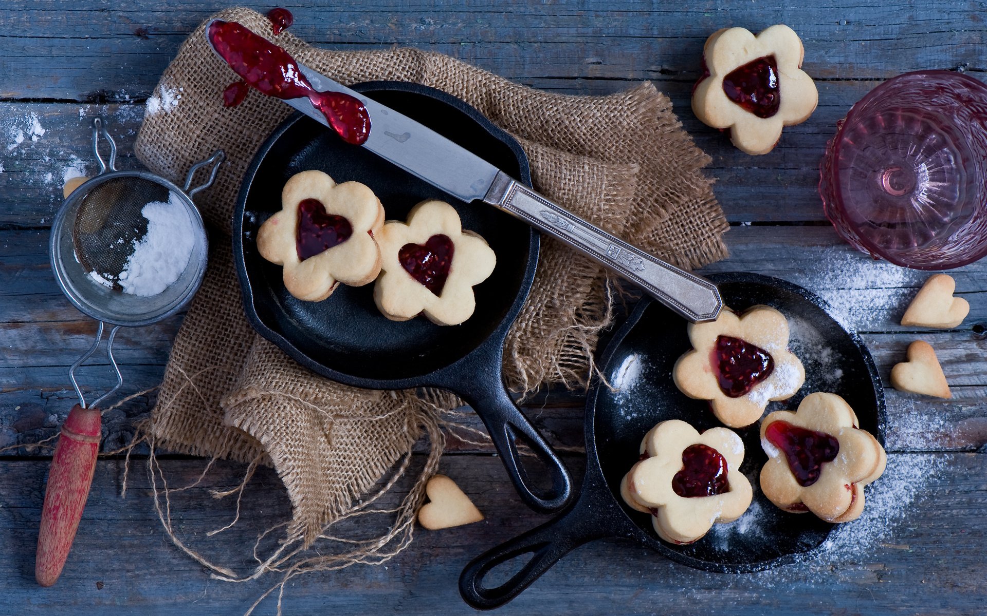 Обои джем, печенье, выпечка, anna verdina, valentine cookies, jam, cookies, cakes разрешение 2000x1316 Загрузить