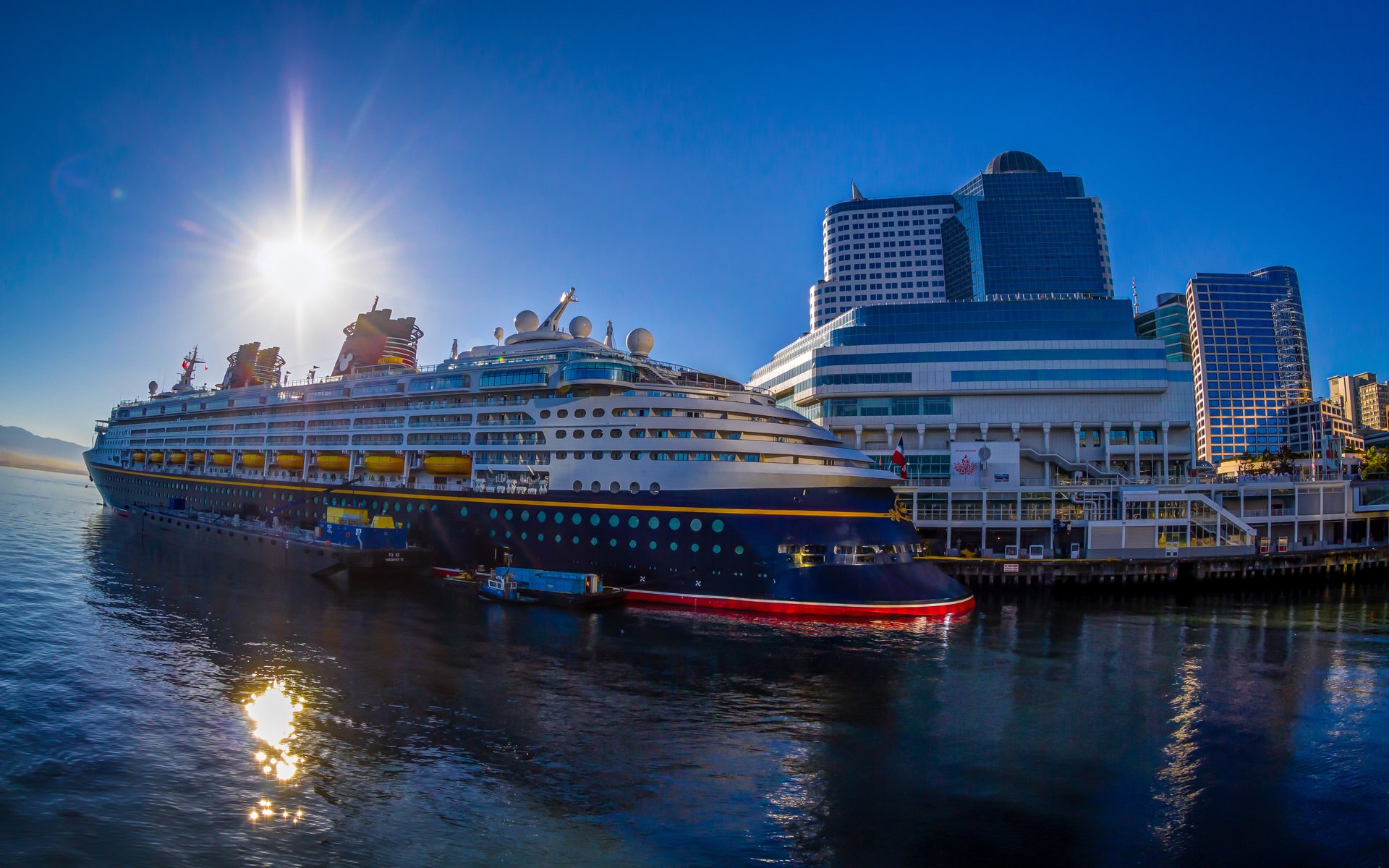 Обои вечер, море, пристань, лайнер, the evening, sea, marina, liner разрешение 3003x2000 Загрузить