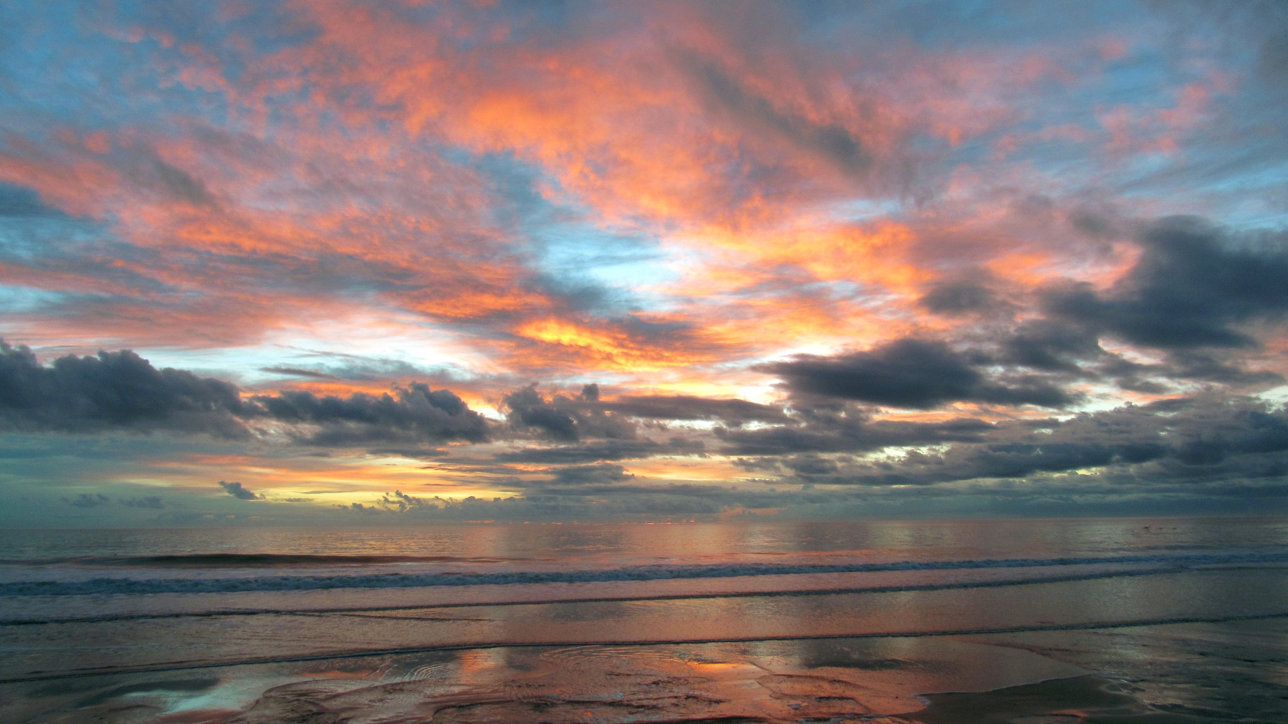 Обои закат, море, пляж, sunset, sea, beach разрешение 4608x3456 Загрузить