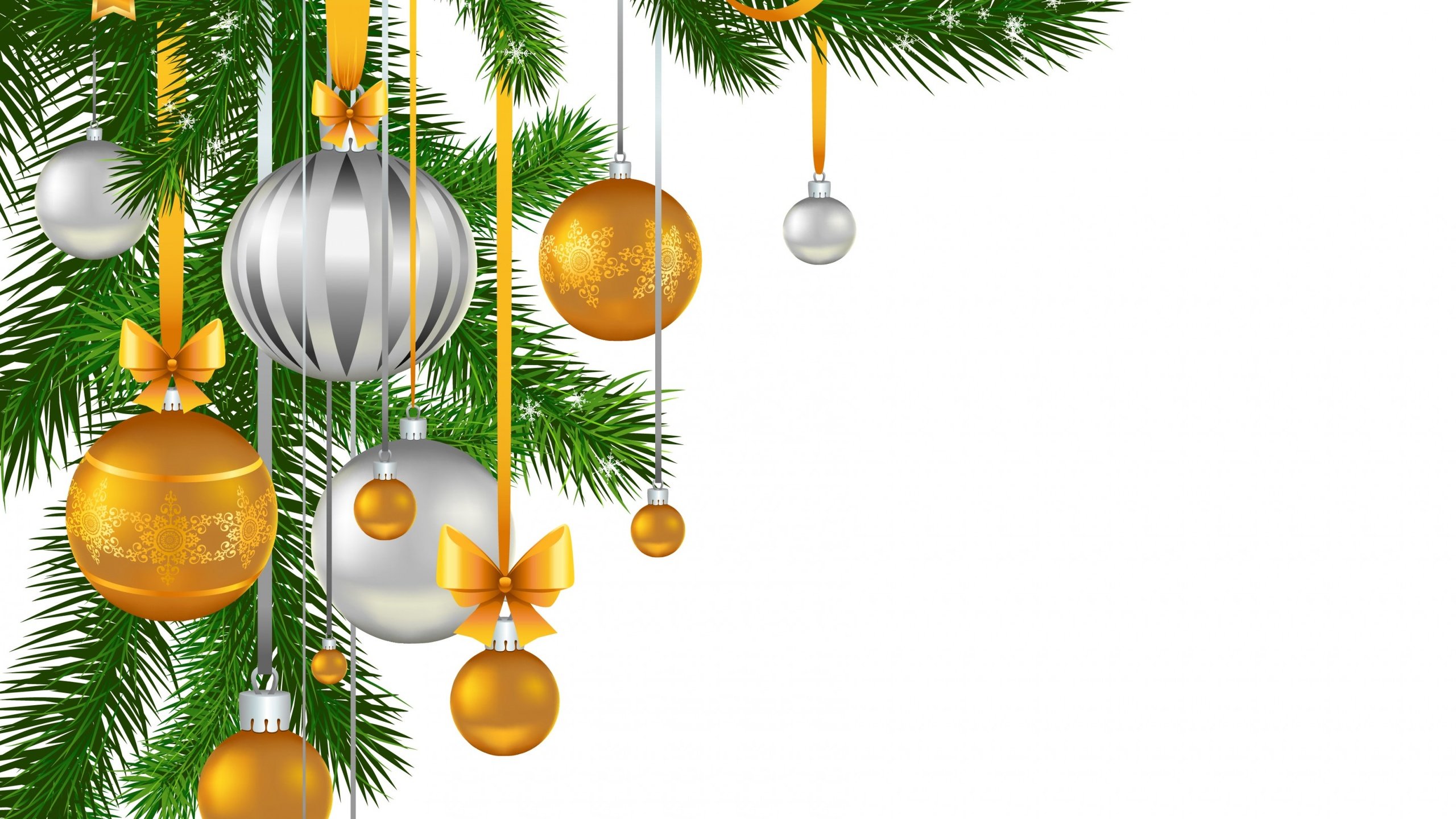 Обои новый год, елка, рождество, елочные украшения, new year, tree, christmas, christmas decorations разрешение 2880x1800 Загрузить