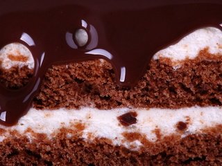 Обои крем для торта, шоколад, торт, десерт, бисквит, cream cake, chocolate, cake, dessert, biscuit разрешение 1920x1200 Загрузить