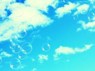 Обои небо, мыльные пузыри, фри, the sky, bubbles, free разрешение 4159x2712 Загрузить