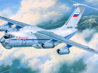 Обои арт, самолет, авиация, военно, ил-76, транспортный, art, the plane, aviation, military, the il-76, transport разрешение 1920x1080 Загрузить