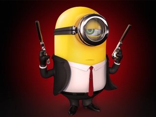 Обои взгляд, 3д, миньон, гадкий я, миньоны, хитман, охранник, look, 3d, minion, despicable me, minions, hitman разрешение 2560x1600 Загрузить