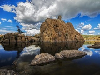 Обои природа, море, лодки, nature, sea, boats разрешение 2048x1296 Загрузить