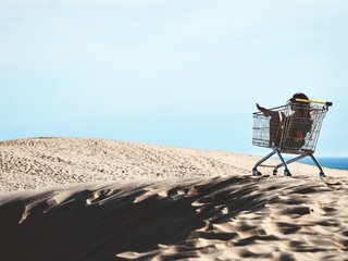 Обои девушка, ситуация, коляска, lost in the sands, girl, the situation, stroller разрешение 2560x1600 Загрузить