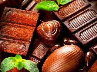 Обои конфеты, шоколад, сладкое, десерт, конфета, в шоколаде, какао, сладенько, candy, chocolate, sweet, dessert, cocoa разрешение 2880x1952 Загрузить