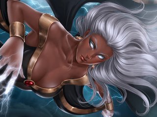 Обои арт, буря, девушка, шторм, marvel comics, ororo monroe, art, storm, girl разрешение 2236x1769 Загрузить