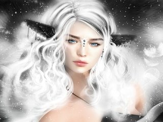 Обои украшения, девушка, фэнтези, волосы, перья, decoration, girl, fantasy, hair, feathers разрешение 1950x1116 Загрузить