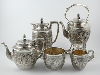 Обои чай, серебро, серебреный, чайный сервиз, scottish tea set, tea service, tea, silver, tea set разрешение 2823x2000 Загрузить