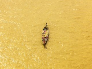 Обои река, лодка, рыболов, river, boat, angler разрешение 2048x1366 Загрузить