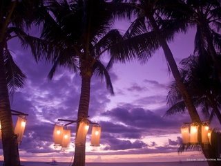 Обои облака, боракай, вечер, природа, побережье, пальмы, фонарь, тропики, филиппины, clouds, boracay, the evening, nature, coast, palm trees, lantern, tropics, philippines разрешение 2560x1440 Загрузить