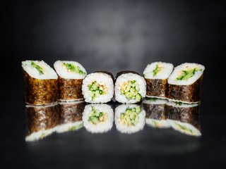 Обои еда, японии, суши, морепродукты, булка, ролы, food, japan, sushi, seafood, roll, rolls разрешение 5807x3646 Загрузить