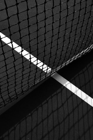Обои черно-белая, сетка, тенис, black and white, mesh, tennis разрешение 1920x1200 Загрузить
