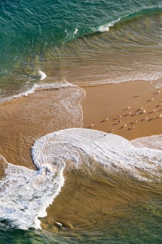 Обои море, пляж, волна, sea, beach, wave разрешение 1920x1200 Загрузить