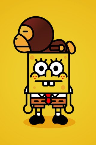 Обои желтый, спанч боб, bape, губка боб, yellow, spongebob разрешение 1920x1200 Загрузить