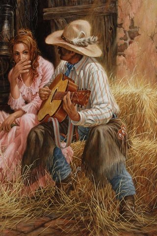 Обои цветы, гитара, любовь, двое, свидание, flowers, guitar, love, two, date разрешение 2867x2394 Загрузить