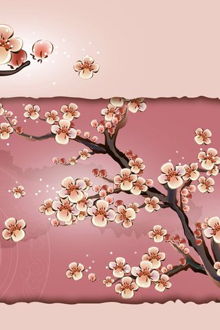 Обои дерево, птица, сакура, иероглиф, tree, bird, sakura, character разрешение 1920x1200 Загрузить
