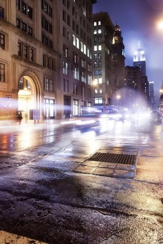 Обои ночь, огни, город, человек, зонт, gorod -vecher -ogni -lyudi, night, lights, the city, people, umbrella, gorod vecher -ogni -lyudi разрешение 2560x1600 Загрузить