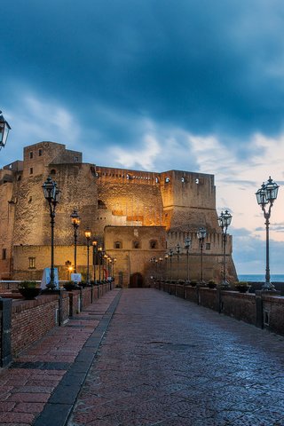 Обои замок, италия, неаполь, castle, italy, naples разрешение 2048x1365 Загрузить