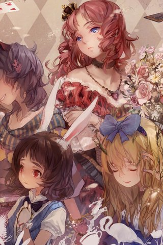 Обои девушка, аниме, kartinka, yepizod, рисоунок, girl, anime, risunok разрешение 2560x1600 Загрузить