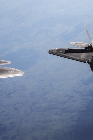 Обои небо, самолеты, f-22 [рапторk, f-22 raptor, the sky, aircraft, f-22 [raptor разрешение 1920x1080 Загрузить