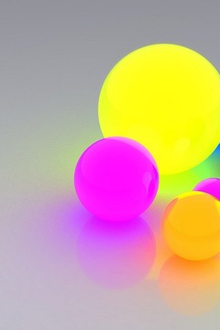 Обои светящиеся шары, glowing orbs разрешение 1920x1080 Загрузить