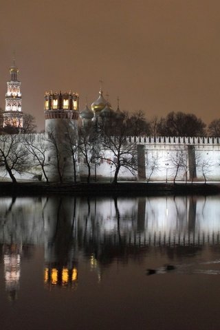 Обои монастырь, новодевичий, the monastery, novodevichy разрешение 2016x1260 Загрузить