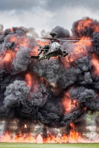 Обои вертолет, взрыв, ah 64, ударный, «апач», основной, апачи, helicopter, the explosion, ah-64, shock, "apache", main, apache разрешение 2048x1229 Загрузить