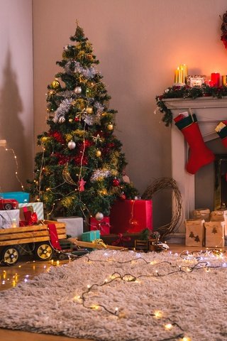 Обои новый год, елка, рождество, xmas, декорация, счастливого рождества, holiday celebration, new year, tree, christmas, decoration, merry christmas разрешение 5616x3744 Загрузить