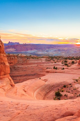 Обои скалы, пейзаж, каньон, юта, национальный парк арки, rocks, landscape, canyon, utah, arches national park разрешение 3840x2400 Загрузить