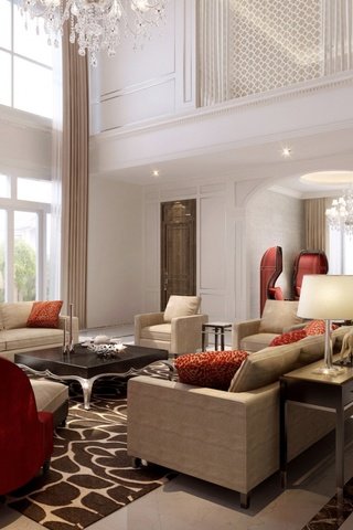 Обои интерьер, вилла, роскошная, white living room, interior, villa, luxury разрешение 1920x1080 Загрузить